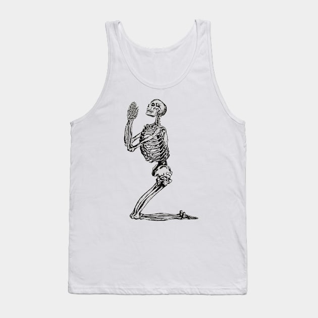 Praying skeleton Tank Top by Smriti_artwork